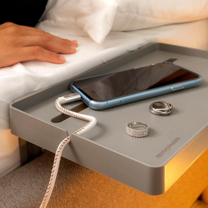 SleepShelf Prateleira Universal para Cama com Suporte para Dispositivos e Ranuras para Cabos Com Desconto Especial